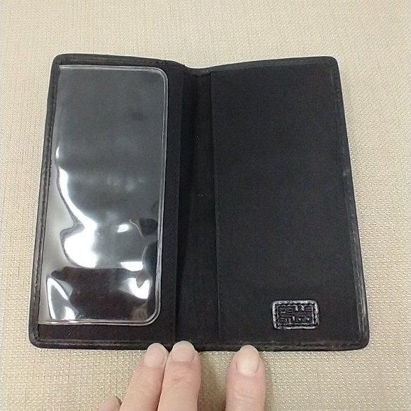 PELLE STUDIO PATCHWORK LEATHER CHECKBOOK COVER - Picture 5 of 6